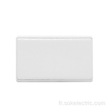 147 86 mm White Blank Plate divers accessoires électriques